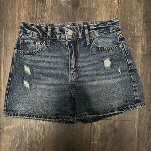 Denim Blue Kids Shorts